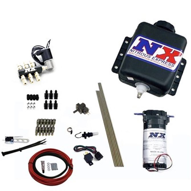 Nitrous Express Direct Port Water Methanol, 6 Cylinder Stage 1 w/ Hardlines