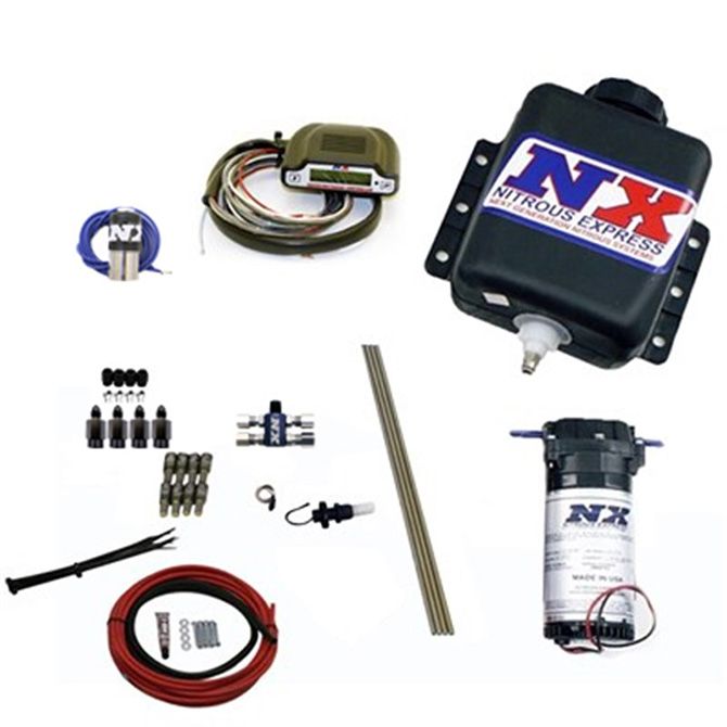Nitrous Express Direct Port Water Methanol, 4 cylinder stage 2 w/ Hardlines