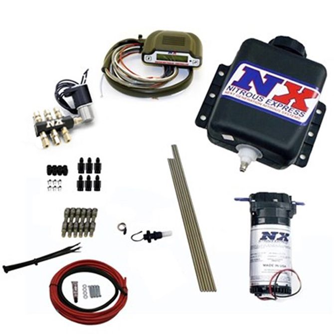 Nitrous Express Direct Port Water Methanol, 6 Cylinder Stage 3 w/ Hardlines