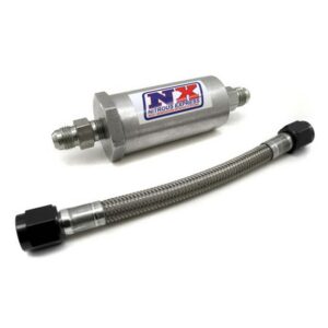 Nitrous Express 6AN PURE-FLO N20 FILTER & 7 STAINLESS HOSE (LIFETIME CLEANABLE)