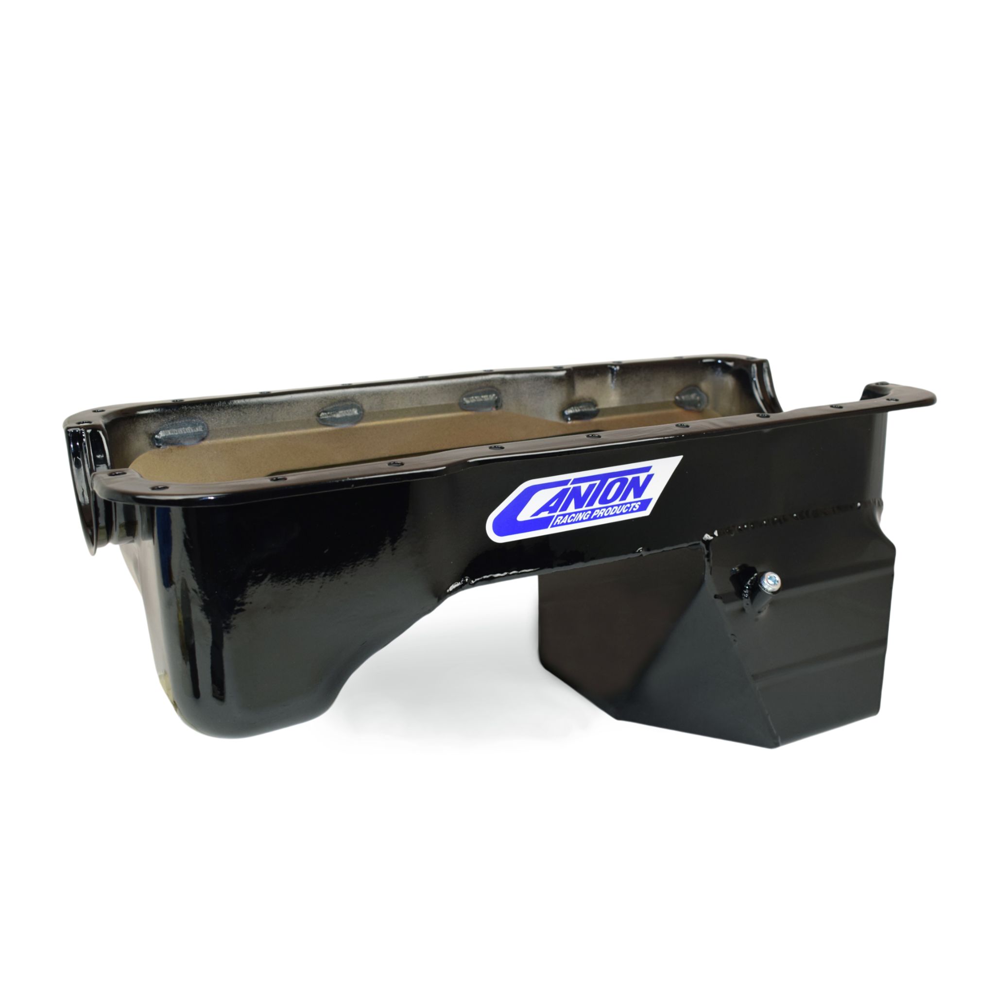 Canton 16-620 Oil Pan 302 Ford 66-77 Bronco Rear Sump Oil Pan Black Powder Coat