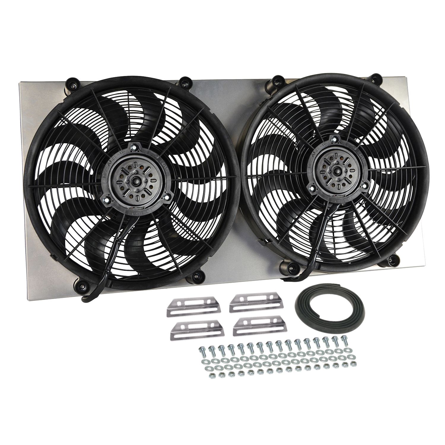 Powerpack - High Output Dual 17" Electric RAD Fan/Aluminum Shroud Kit