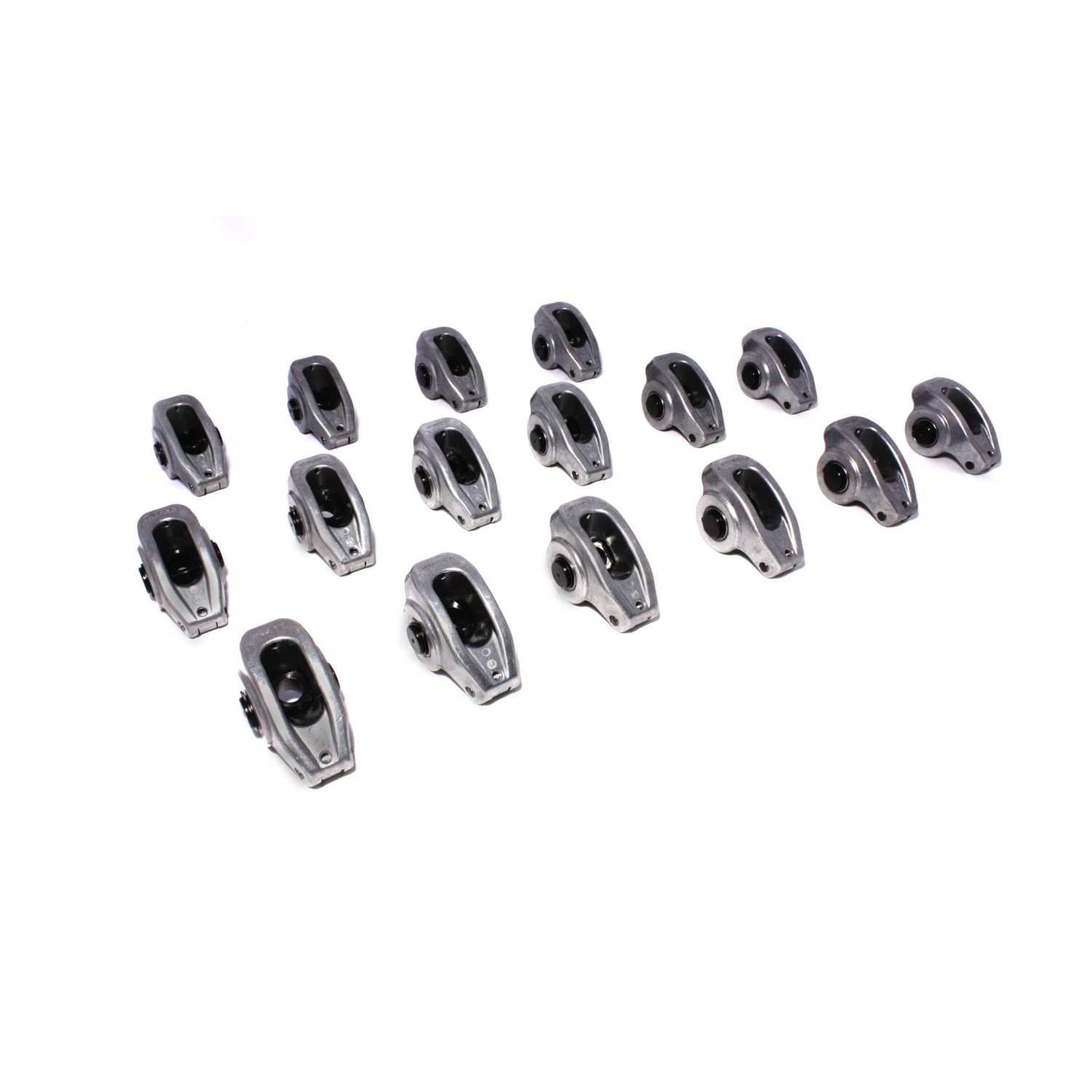 High Energy Aluminum 1.6 Ratio Roller Rocker Set for SBC 265-400 w/ 7/16" Stud