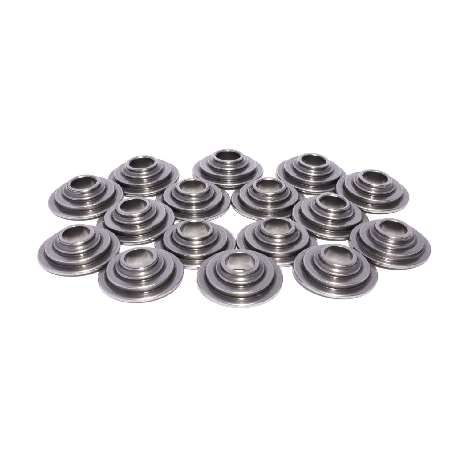 10 Tool Steel Retainer Set of 16 All Valves w/ 26955, 26956 and 26957 Springs.