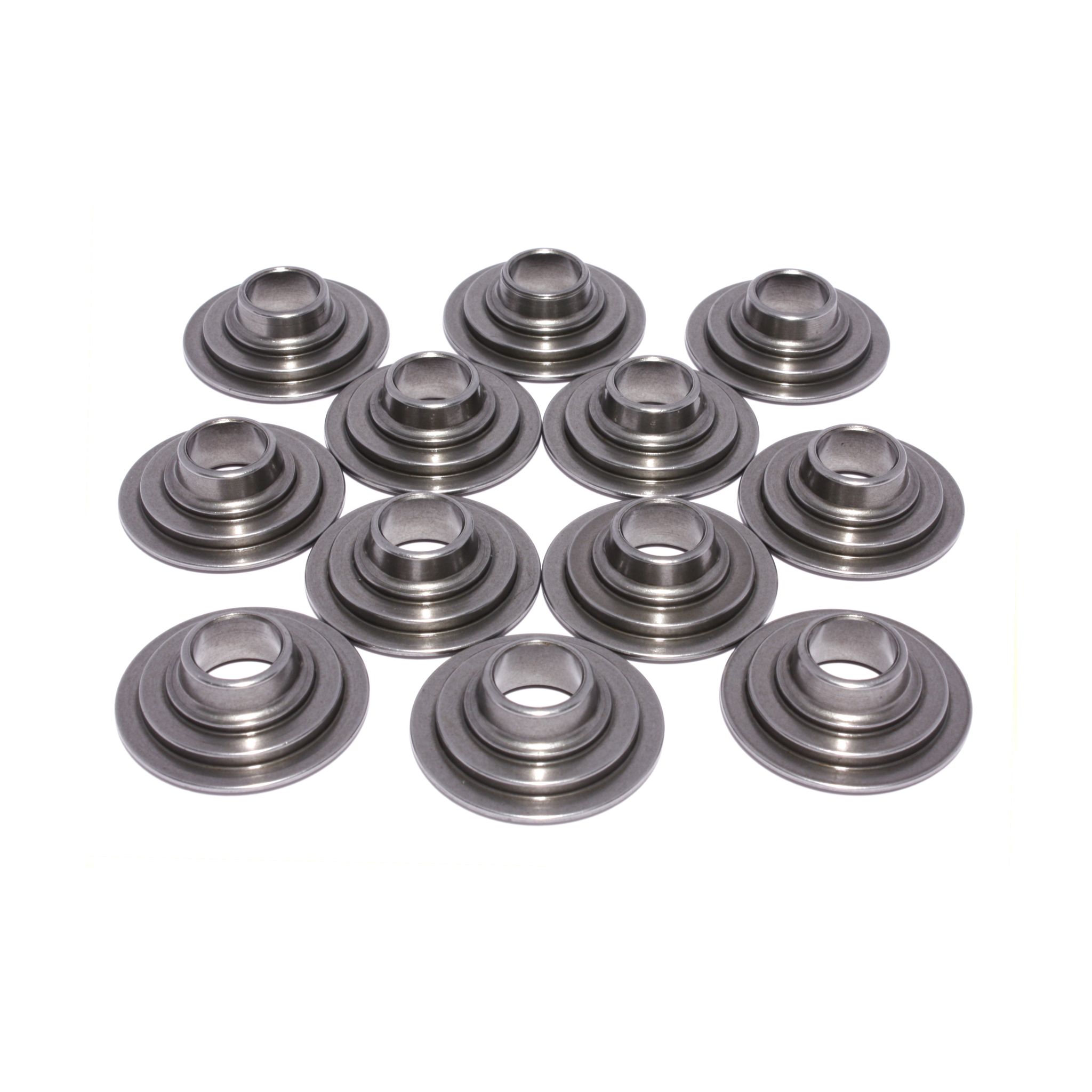10 Degree Tool Steel Retainer Set of 12 All Valves w/ 1.437"-1.500" O.D. Springs