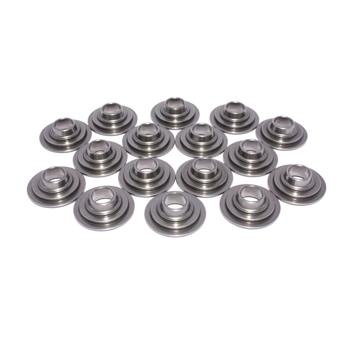 10 Tool Steel Retainer Set of 16 All Valves w/ 1.437"-1.500" O.D. Springs