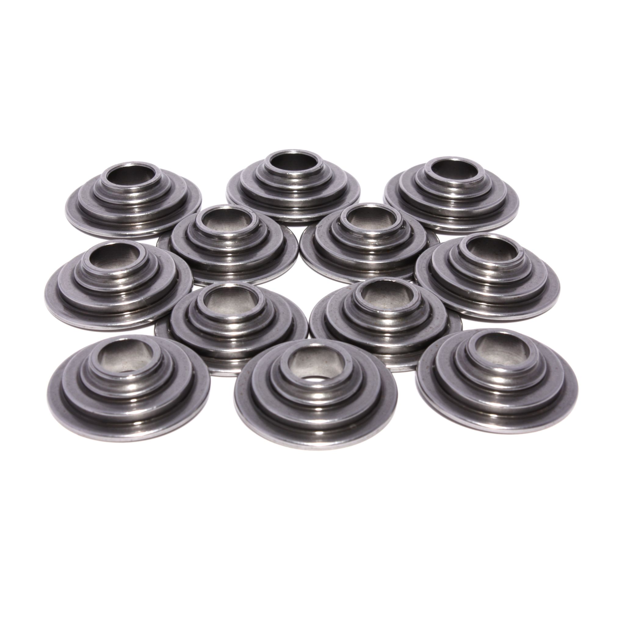 10 Degree Tool Steel Retainer Set of 12for All Valves w/ 1.250" O.D. Springs