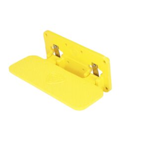 CARR - 190007 - Mega Step; Flat Mount; XP7 Safety Yellow Powder Coat; Single