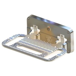 CARR - 193002 - HD Mega Step; Flat Mount; LED Step Surface; XM3 Polished; Single