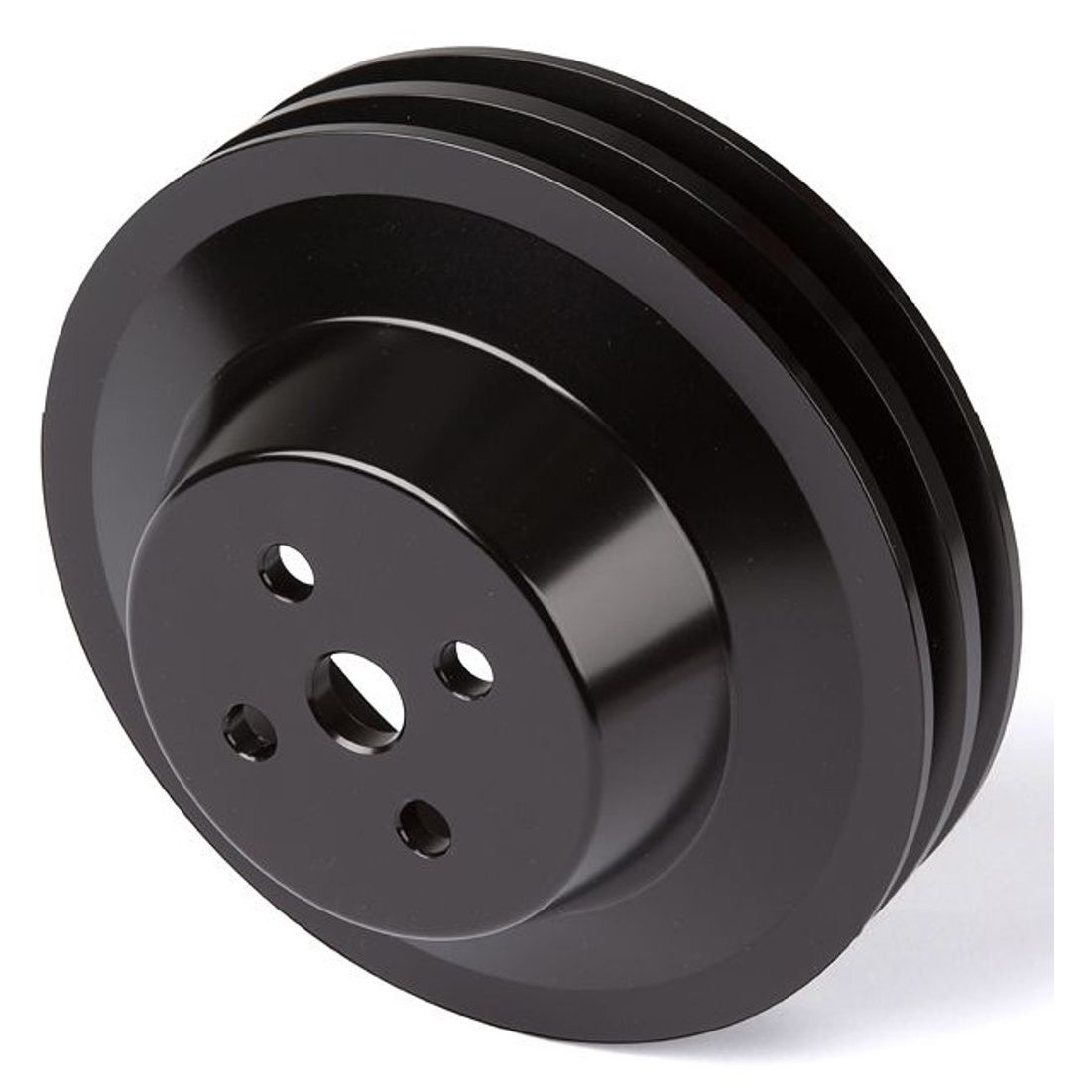 Ford FE V-Belt Water Pump Pulley - 2V - Black