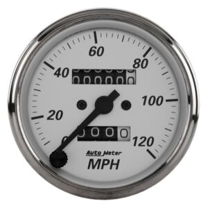 3-1/8 in. SPEEDOMETER, 0-120 MPH, AMERICAN PLATINUM