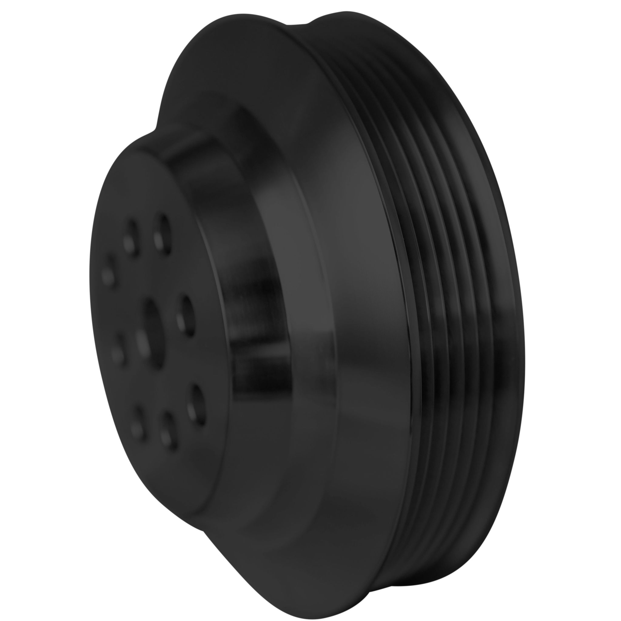Small Block Ford Serpentine Water Pump Pulley - Crown Vic - Black