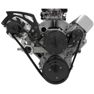 Chevy LS Style Track - Alternator Only - Black