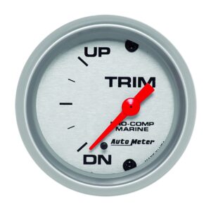 2-1/16 in. TRIM LEVEL, UP/DOWN, MARINE SILVER ULTRA-LITE