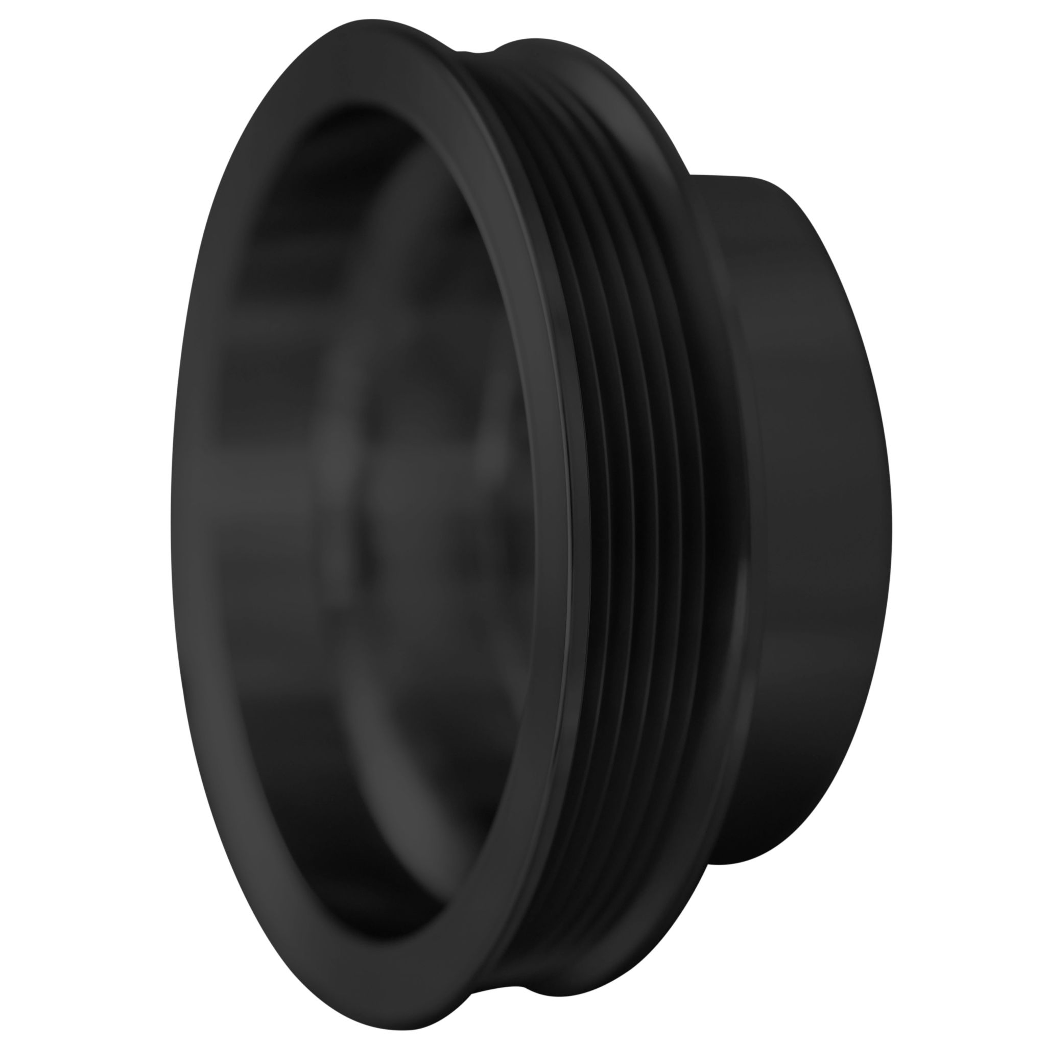 Small Block Ford Serpentine Crankshaft Pulley - Black