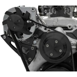 Small Block Chevy Ultra Alternator Bracket - LWP - Black