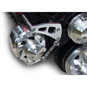 Small Block Chevy Alternator Bracket - Mid-Mount - LWP
