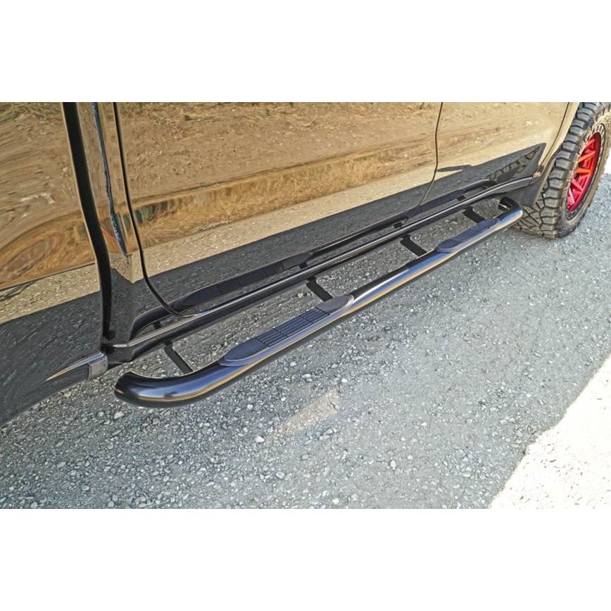 Steelcraft - 3 in. Round Sidebars - Black - 202280