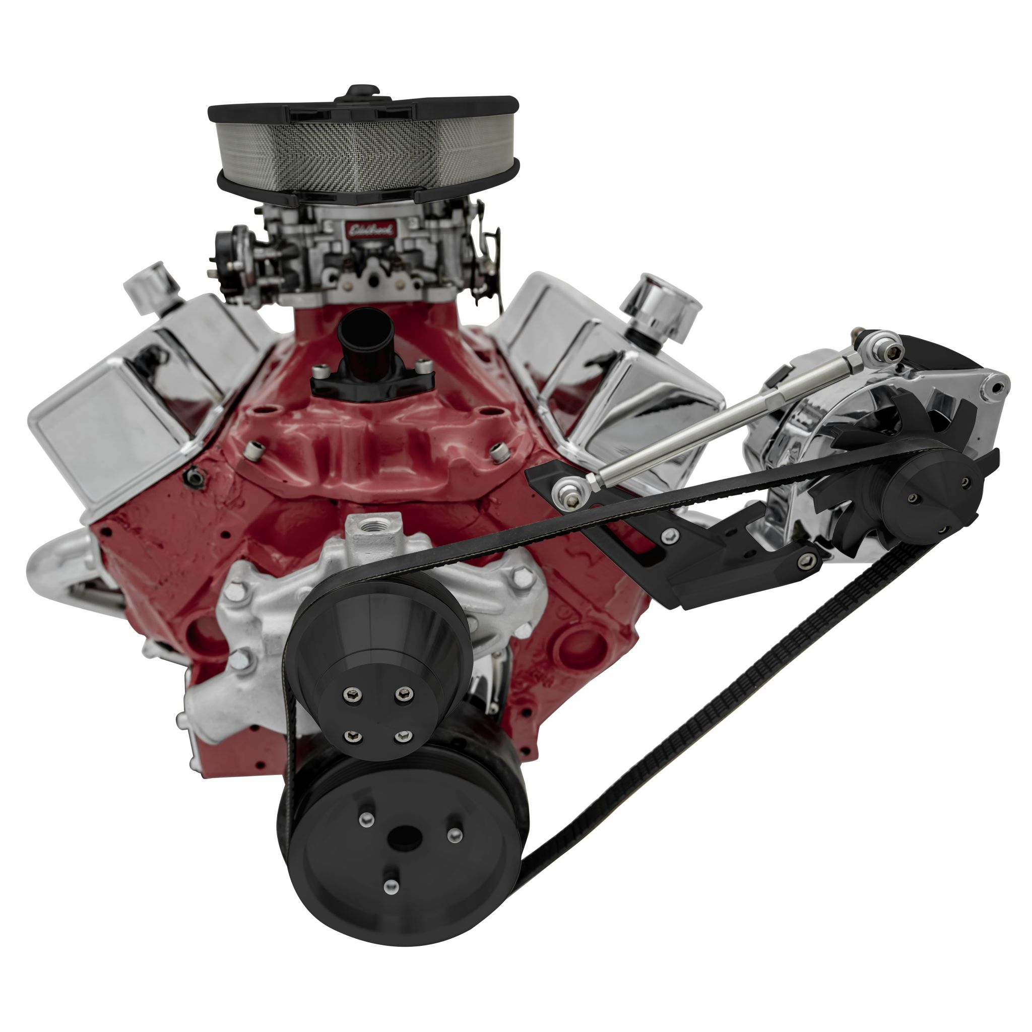 Big Block Chevy Serpentine Conversion - Outward - Alternator Only - Black