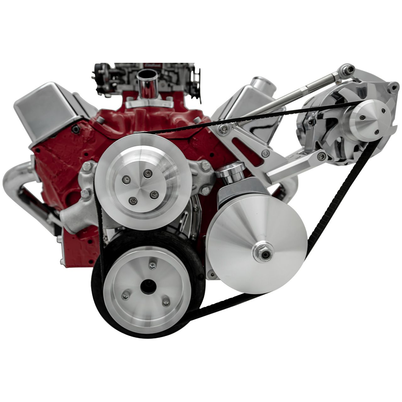 Big Block Chevy Serpentine Conversion Deluxe - Outward - Saginaw-Press