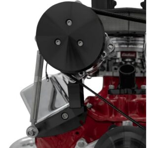 Small Block Chevy Ultra AC Bracket - Inward - SWP - Passenger - Black