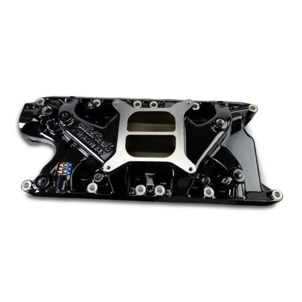Edelbrock Performer Intake Manifold for Small-Block Ford, Black Plasma Finish