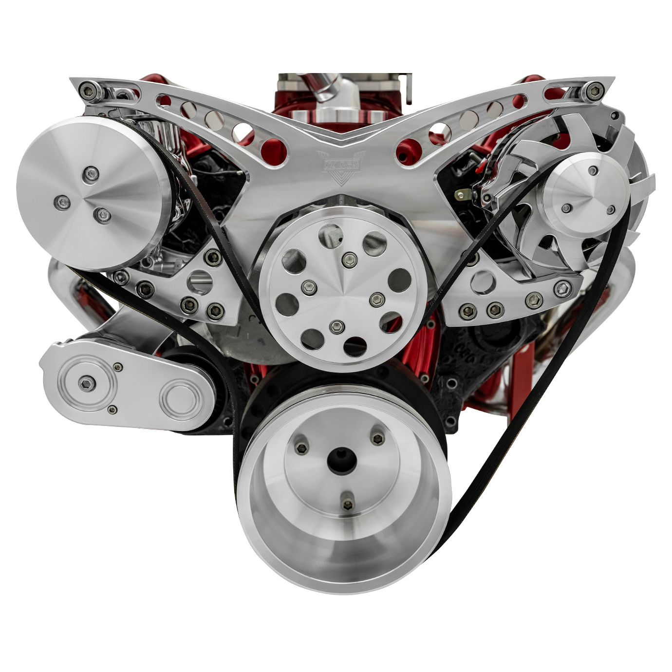 Big Block Chevy Revolver Serpentine System - AC & ALT