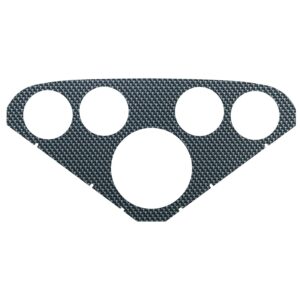 FACEPLATE FOR #2208, OPTIONAL, SILVER CARBON LOOK