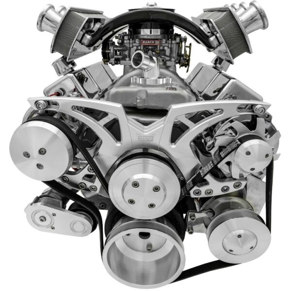 Big Block Chevy All Inclusive Style Track Serpentine System (AC/PS/ALT)