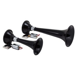 Kleinn Air Horns - 220 - Black Dual Train Horn