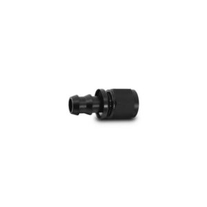 Straight Push-On Hose End Fitting; Size: -6 AN