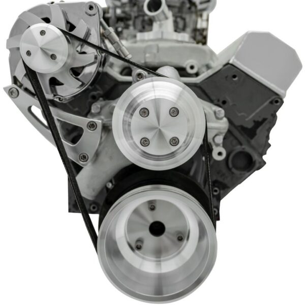 Small Block Chevy High Flow Serpentine Conversion Deluxe - ALT Only
