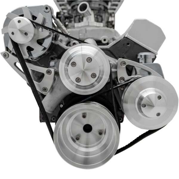 Small Block Chevy Ultra Serpentine Conversion System (PS/ALT)