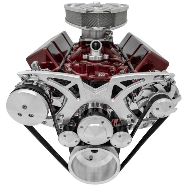 Big Block Chevy Style Track Serpentine System - EWP - PS & ALT