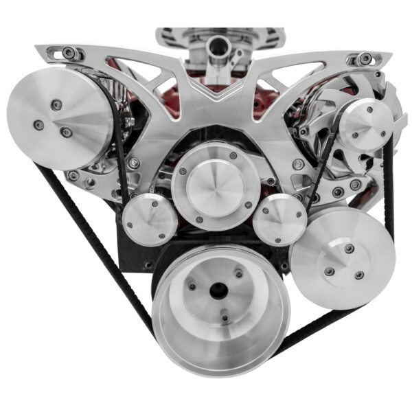 Big Block Chevy Style Track Serpentine System - EWP - AC & PS