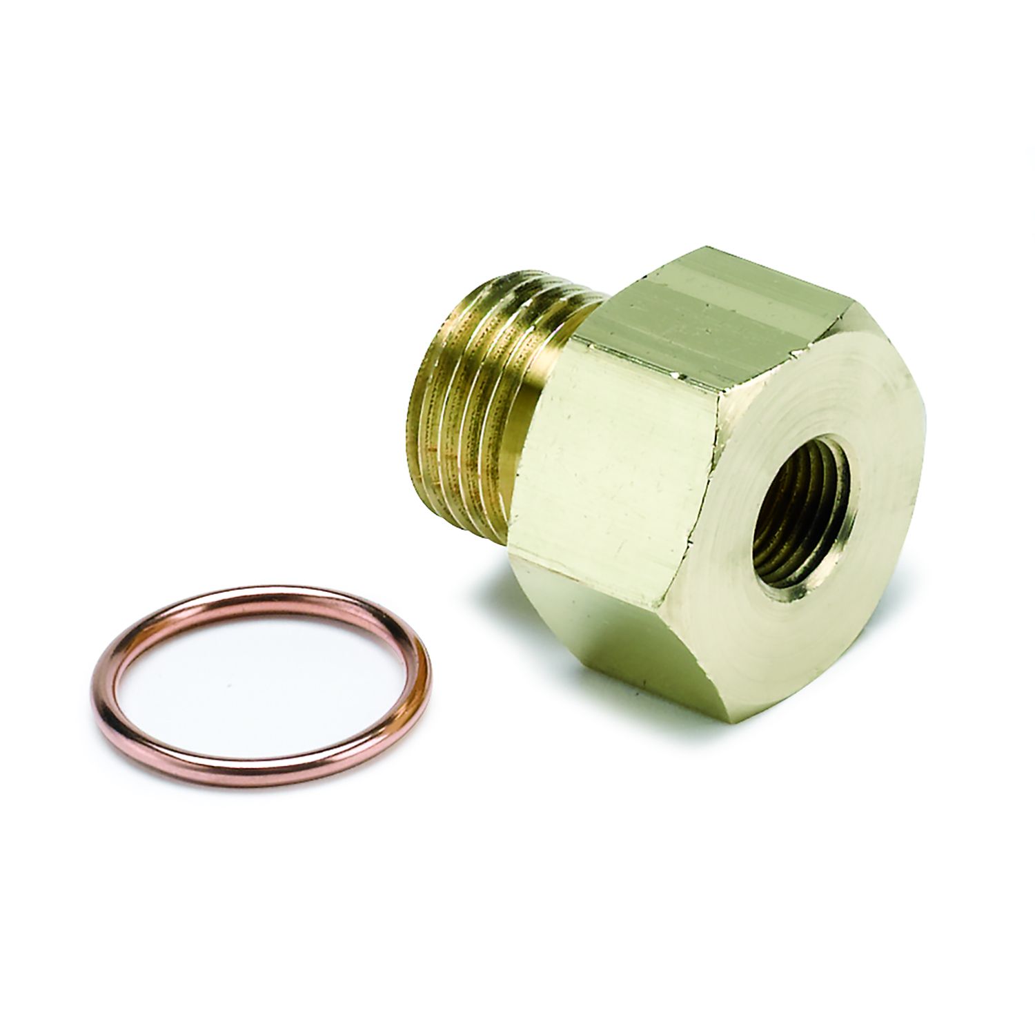 FITTING, ADAPTER, METRIC, M16X1.5 MALE TO 1/8 in. NPTF FEMALE, BRASS