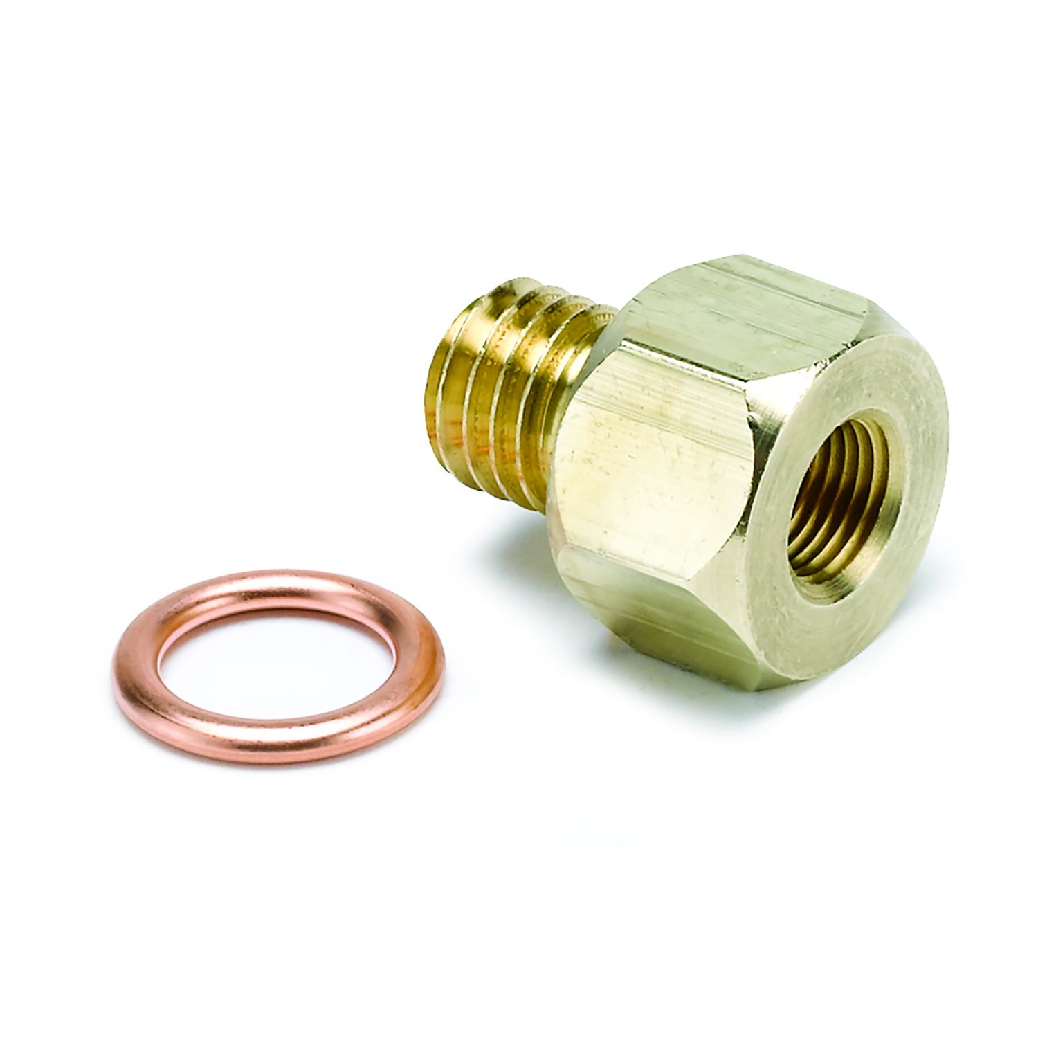 FITTING, ADAPTER, METRIC, M12X1.75 MALE TO 1/8 in. NPTF FEMALE, BRASS