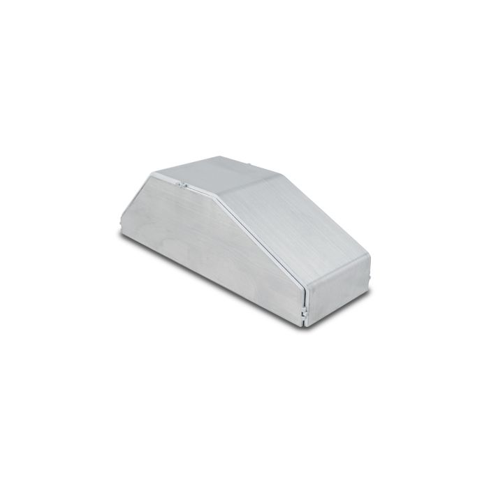 Horizontal Intercooler End tank, 3.25"W x 9.25"L x 3.00" Thick