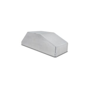 Horizontal Intercooler End tank, 4.00"W x 9.85"L x 3.00" Thick