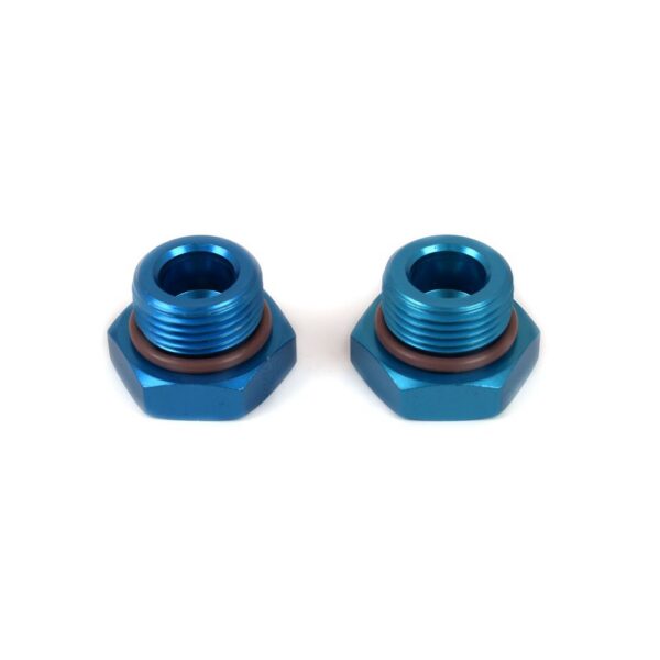 Canton 23-460A Adapter Fitting Aluminum O-Ring Port Plug -12 AN 2 Pack