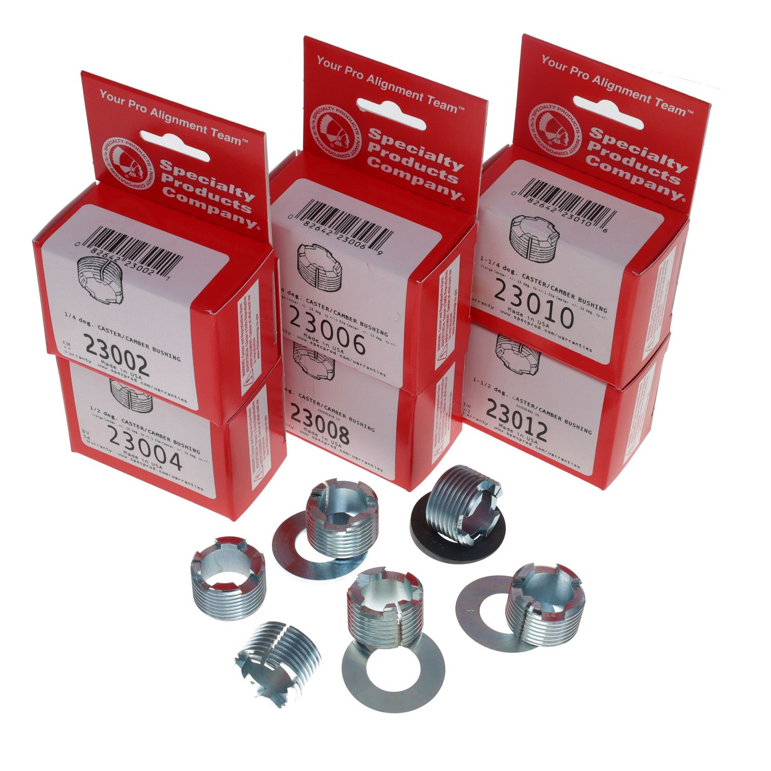 CAM/CAST SLEEVE ASSORTMENT (6)