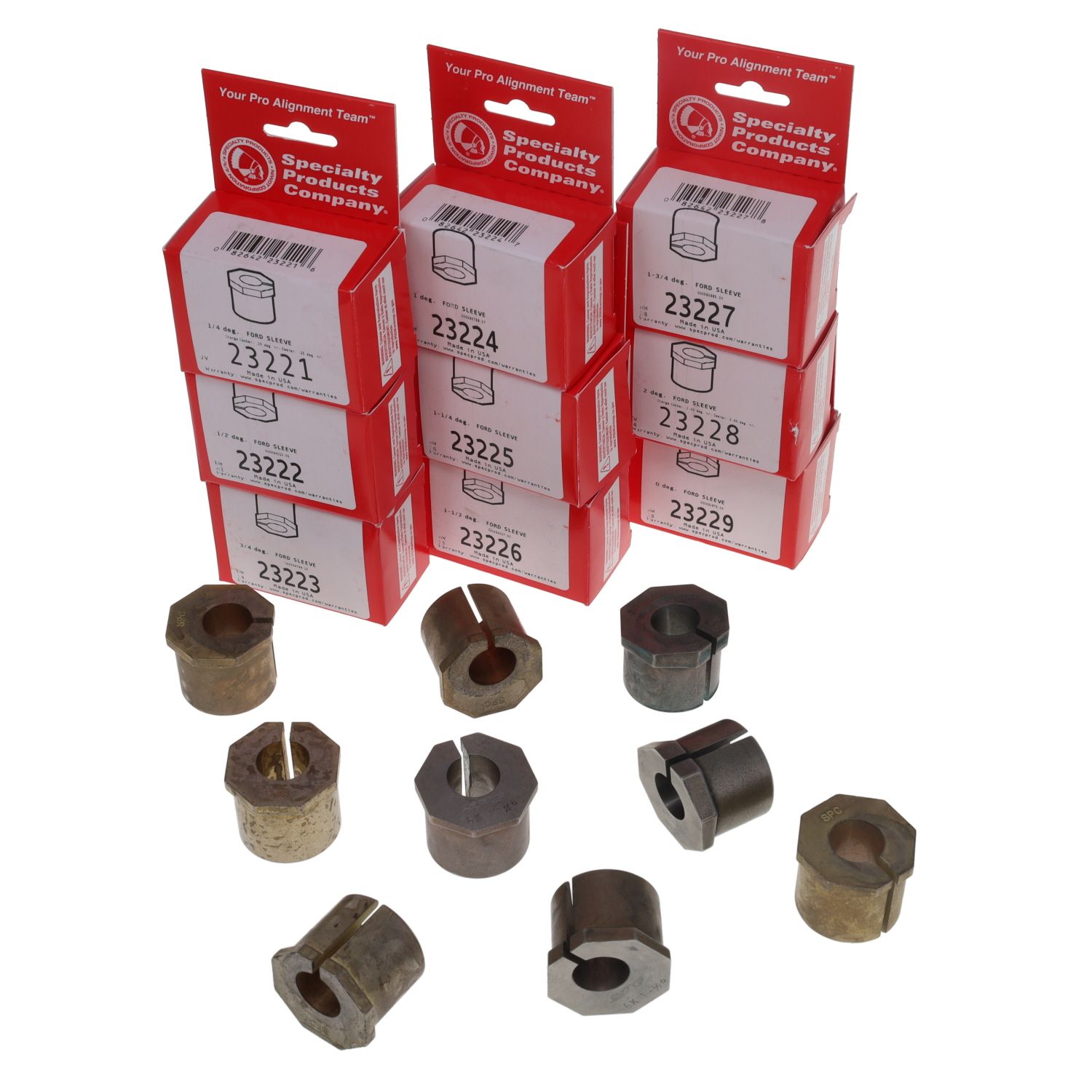 FORD SLEEVE ASSORTMENT (9)