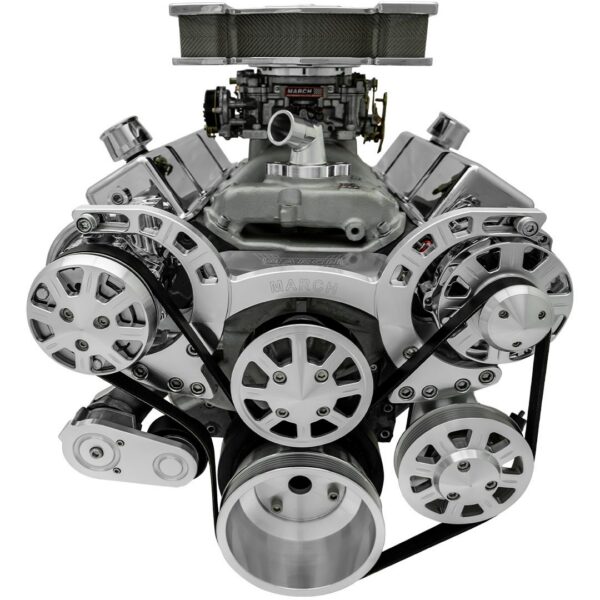 Big Block Chevy Sport Track Serpentine System - AC & PS - GMT2