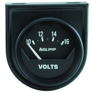 2-1/16 in. VOLTMETER, 10-16V, AUTO GAGE