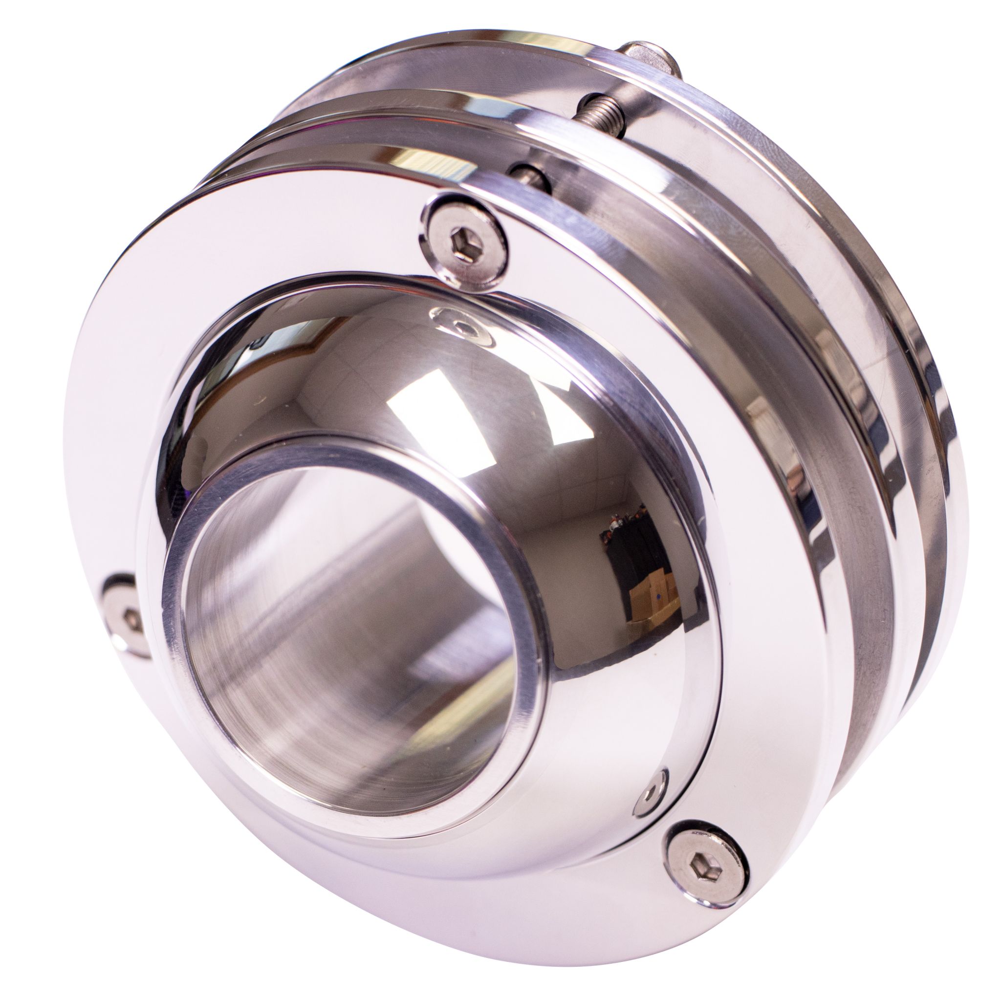 Floor Mount Swivel Ball Polished 1 1/2-inch