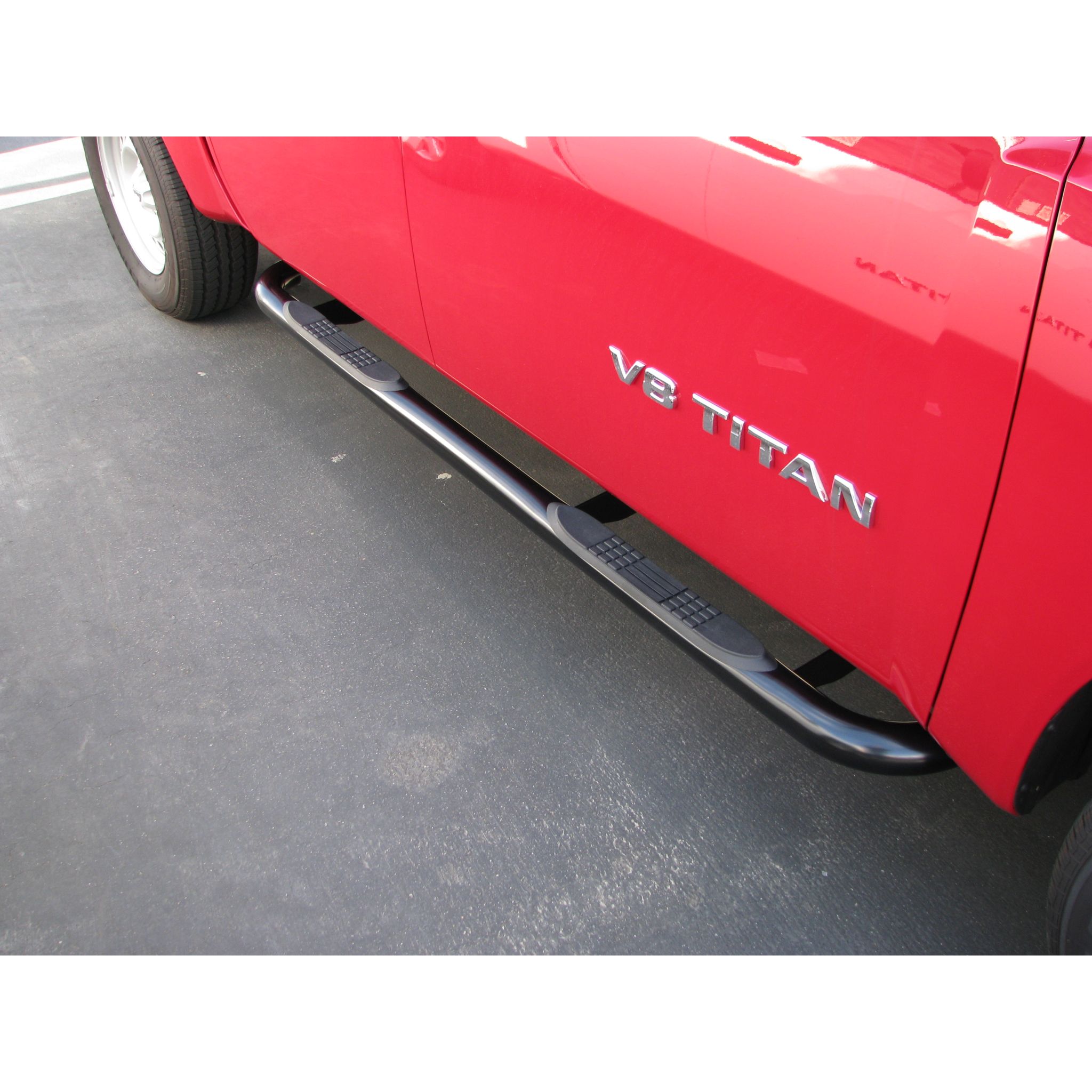 Steelcraft - 3 in. Round Sidebars - Black - 240710