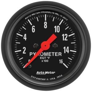2-1/16 in. PYROMETER, 0-1600 Fahrenheit, Z-SERIES
