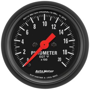 2-1/16 in. PYROMETER, 0-2000 Fahrenheit, Z-SERIES