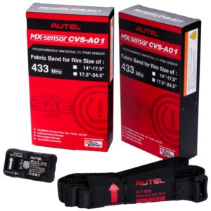 CVS-A01 Fabric-Banded R17.5-24.5 Programmable CV TPMS Sensor