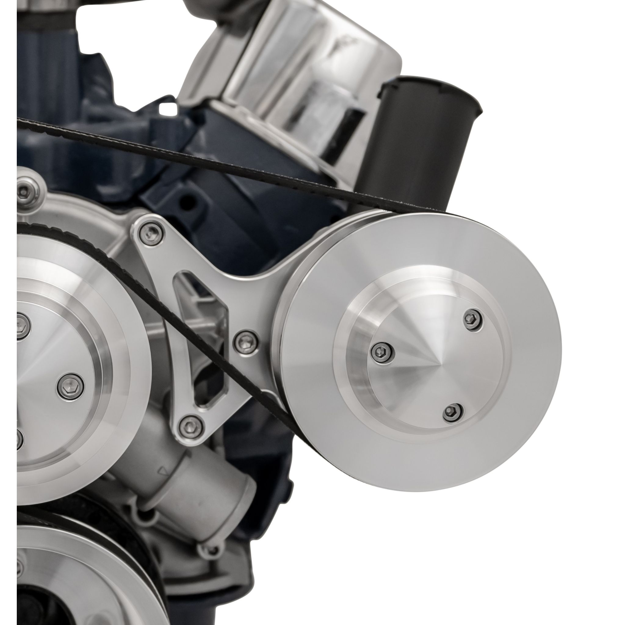 Small Block Ford Power Steering Bracket - Plastic Reservoir Pump